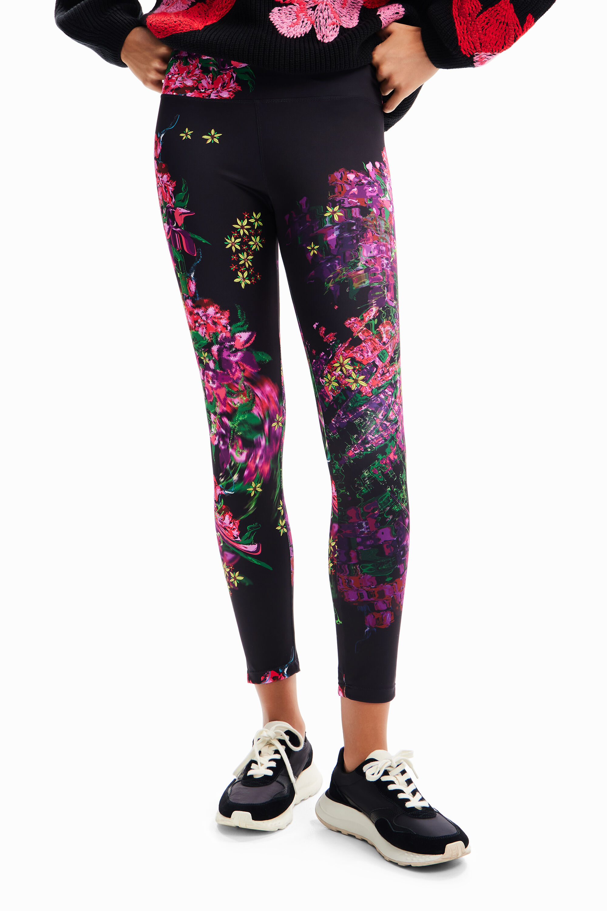 Floral sport leggings