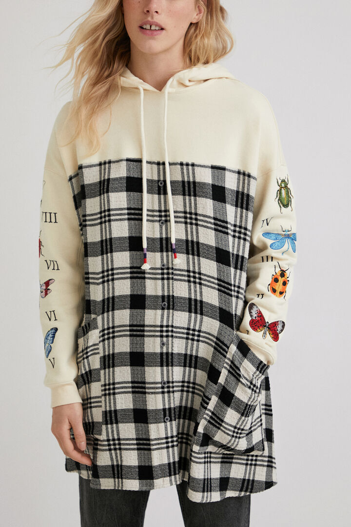 Camisa oversize remendo | Desigual