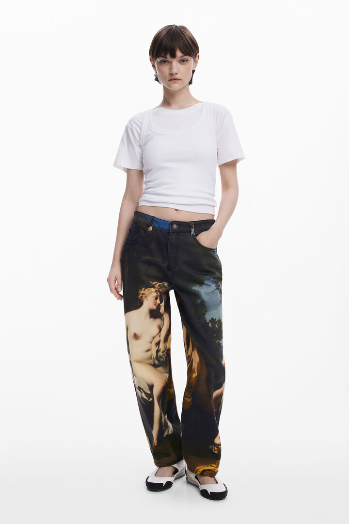 Baroque Baggy Jeans | Desigual