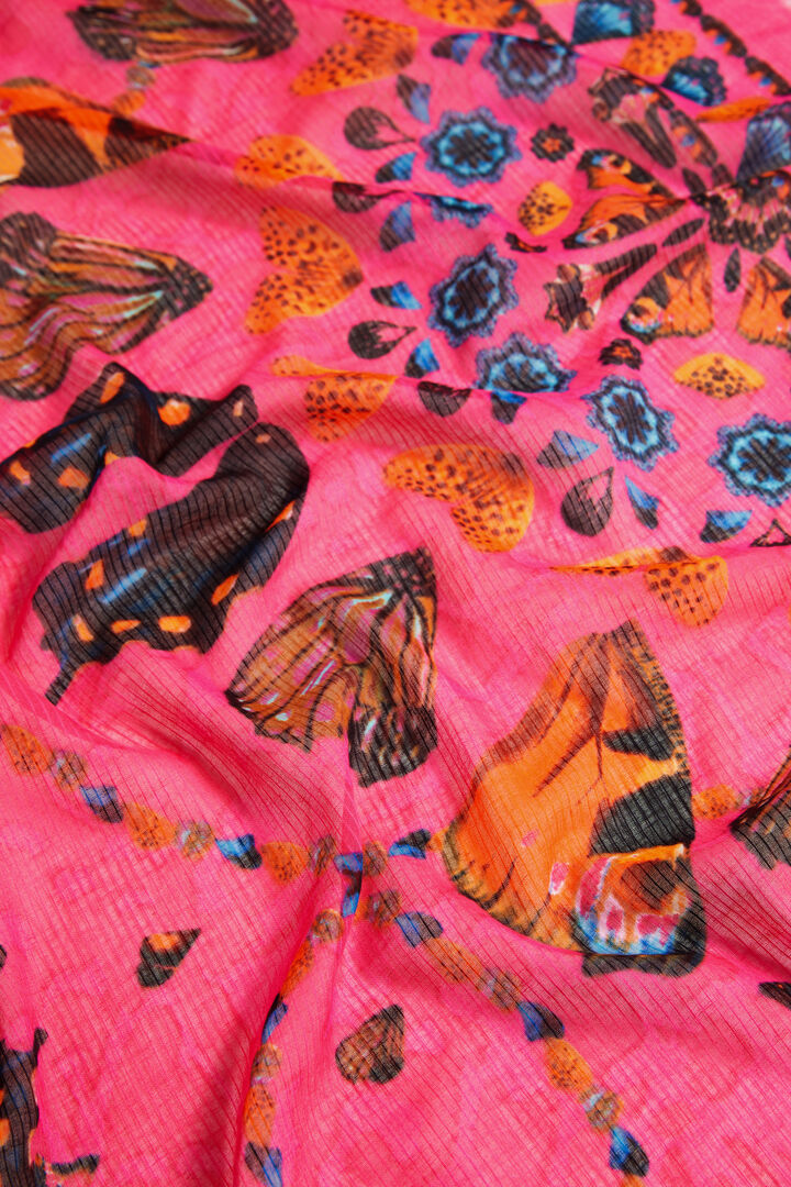 Pareo-Tuch mit galaktischen Schmetterlingen | Desigual