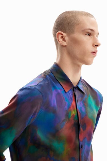 Flowing watercolour shirt | Desigual