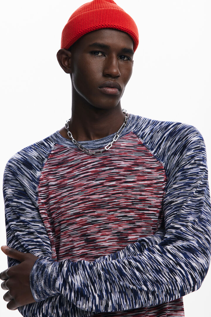 Two-tone marled T-shirt | Desigual