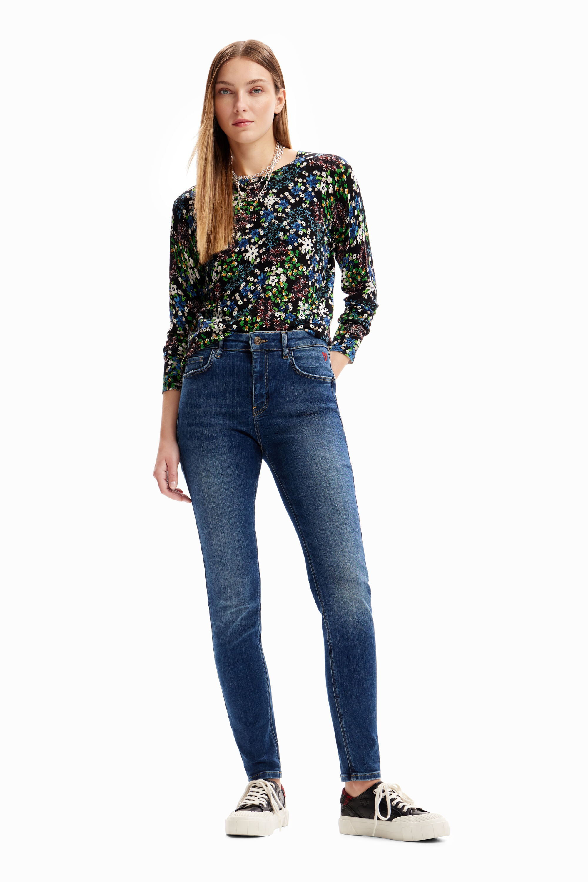 Desigual Push-up skinny jeans