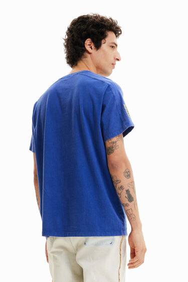 Camiseta lisa bordado | Desigual