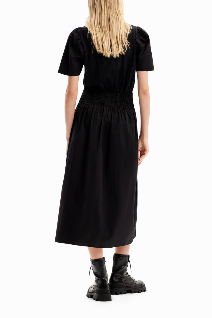 Einfarbiges Midikleid Kombi | Desigual