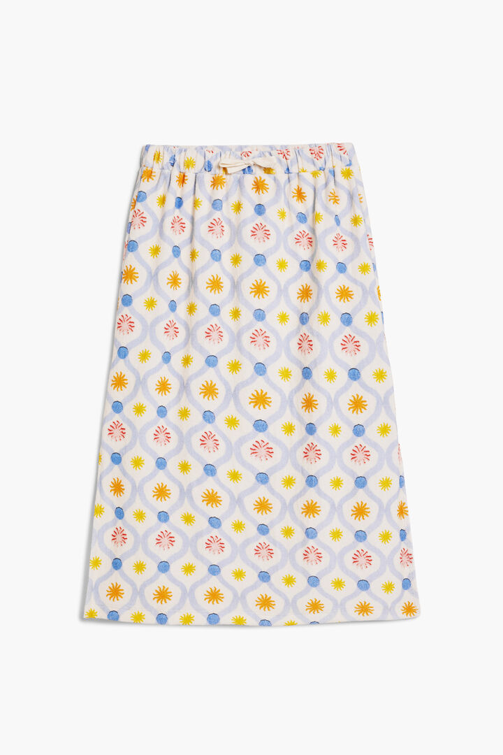 Falda midi flores | Desigual