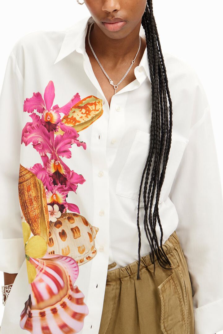 M. Christian Lacroix shells shirt | Desigual