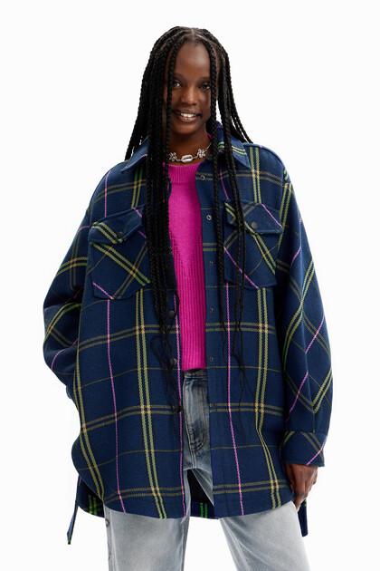 Geruit shacket