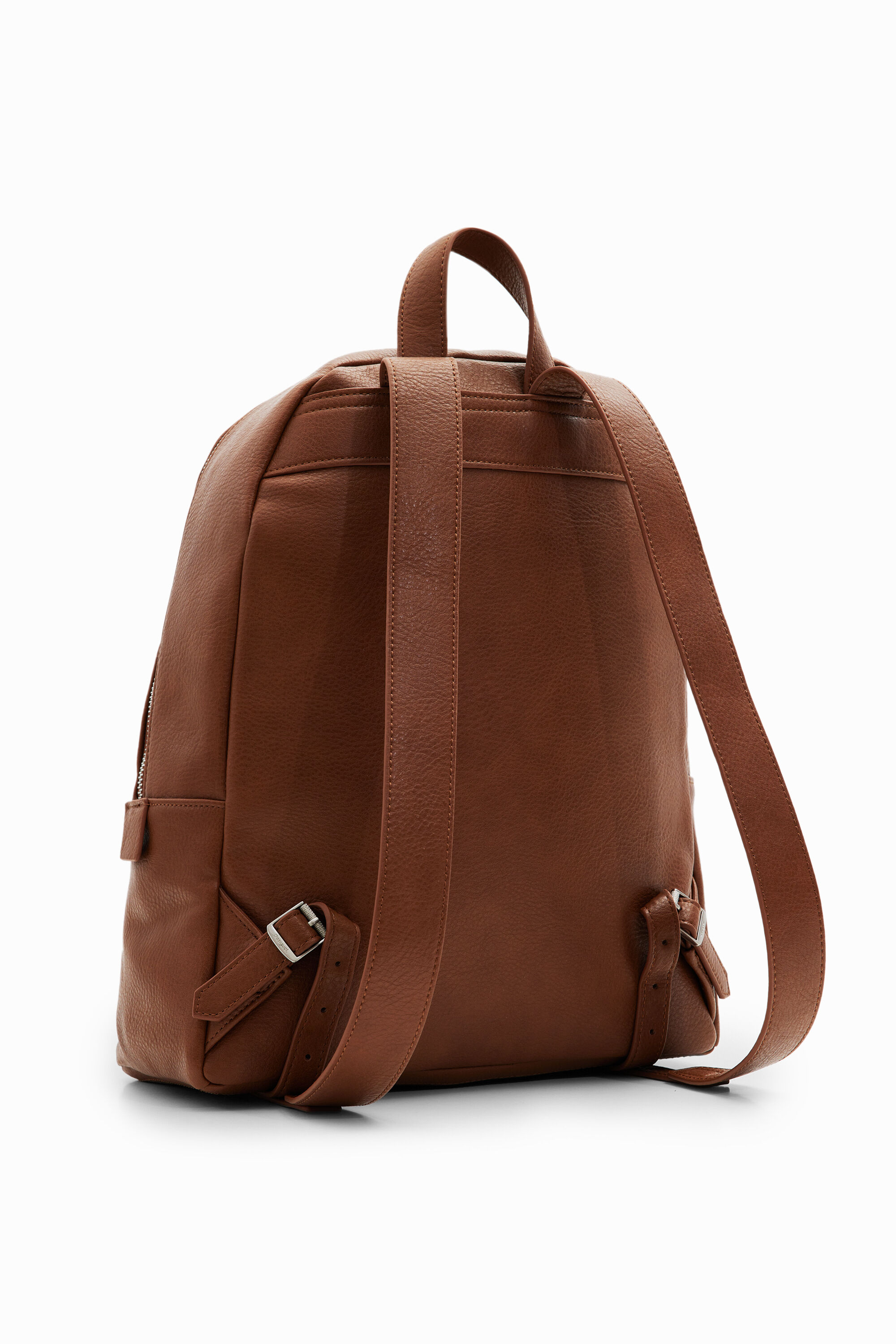 Shop Desigual L Pockets Backpack In Brown