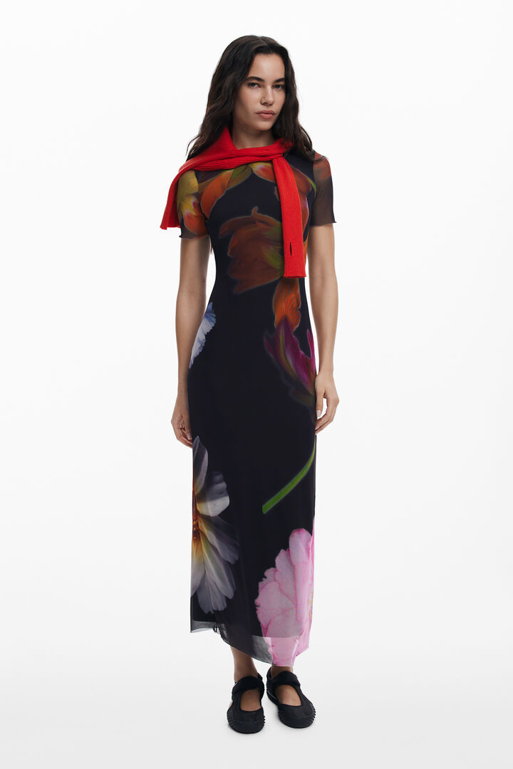 Tulle flower dress