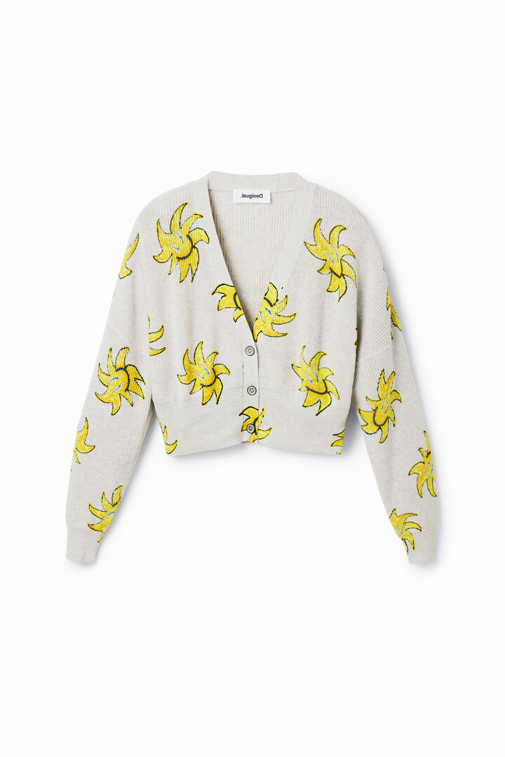 Short knit sun cardigan | Desigual