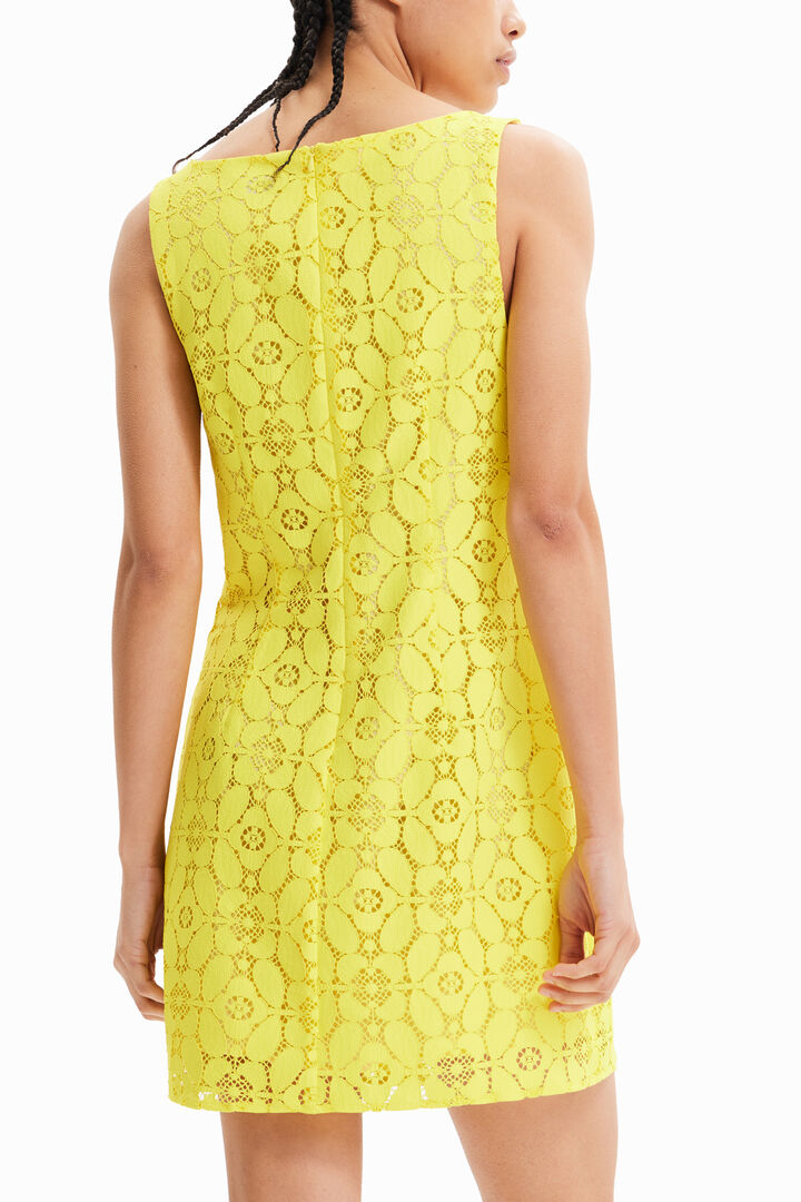 Short lace dress | Desigual