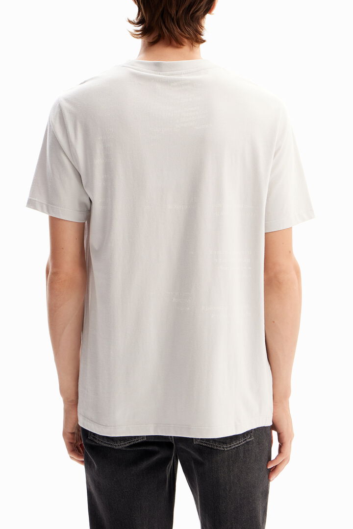 Cotton newspaper T-shirt | Desigual