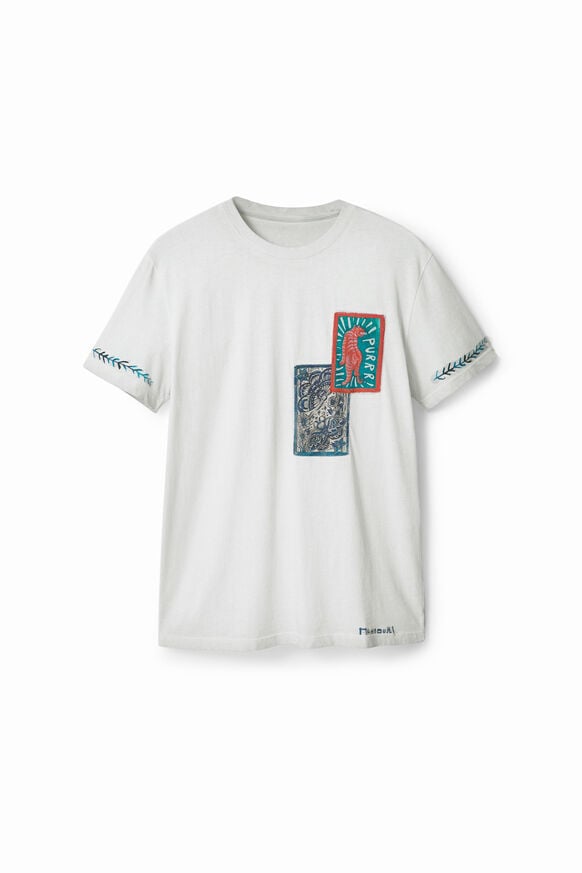 Print and patch T-shirt | Desigual