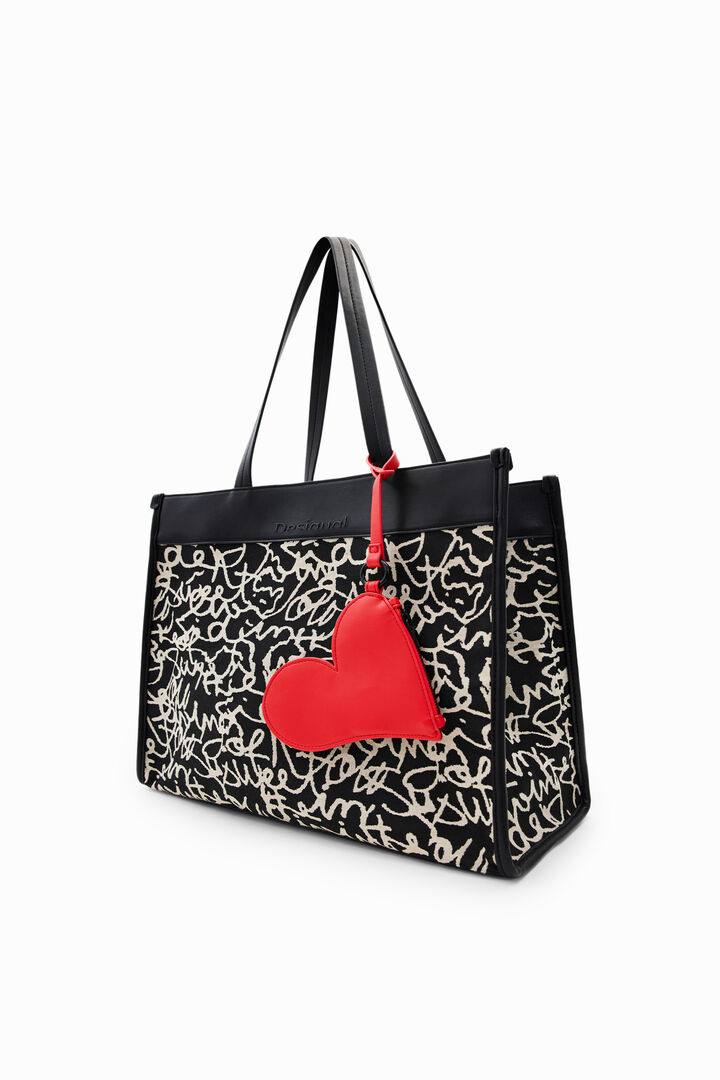 Midsize canvas tote bag | Desigual