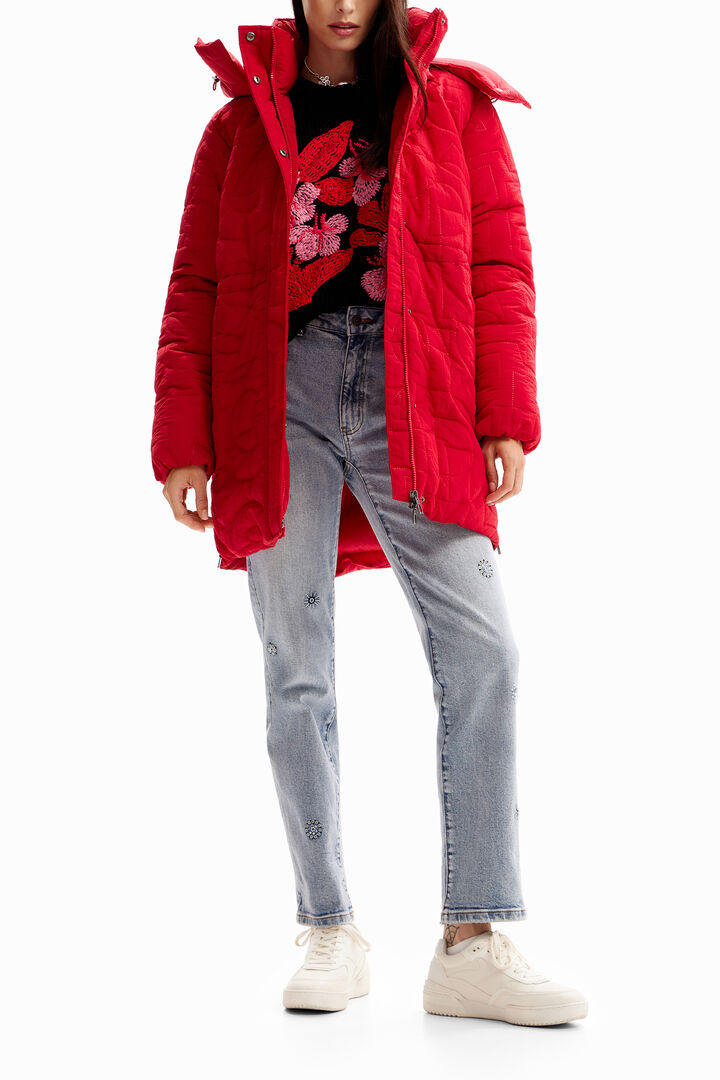 Abrigo acolchado cremalleras | Desigual