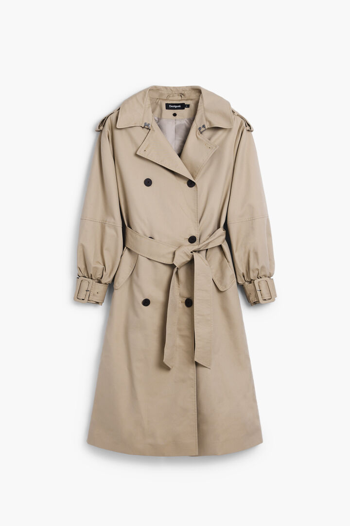 Double-lapel trench coat | Desigual
