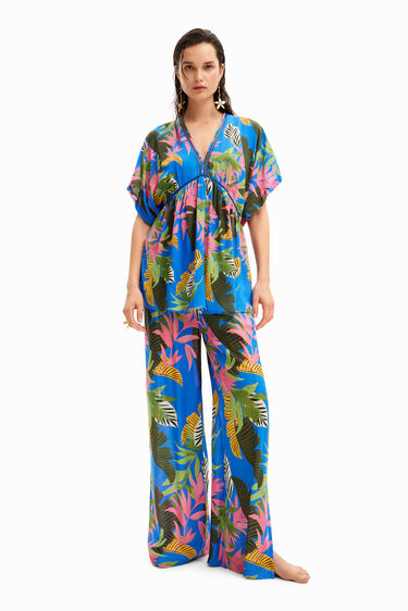 Tropical tunic dress