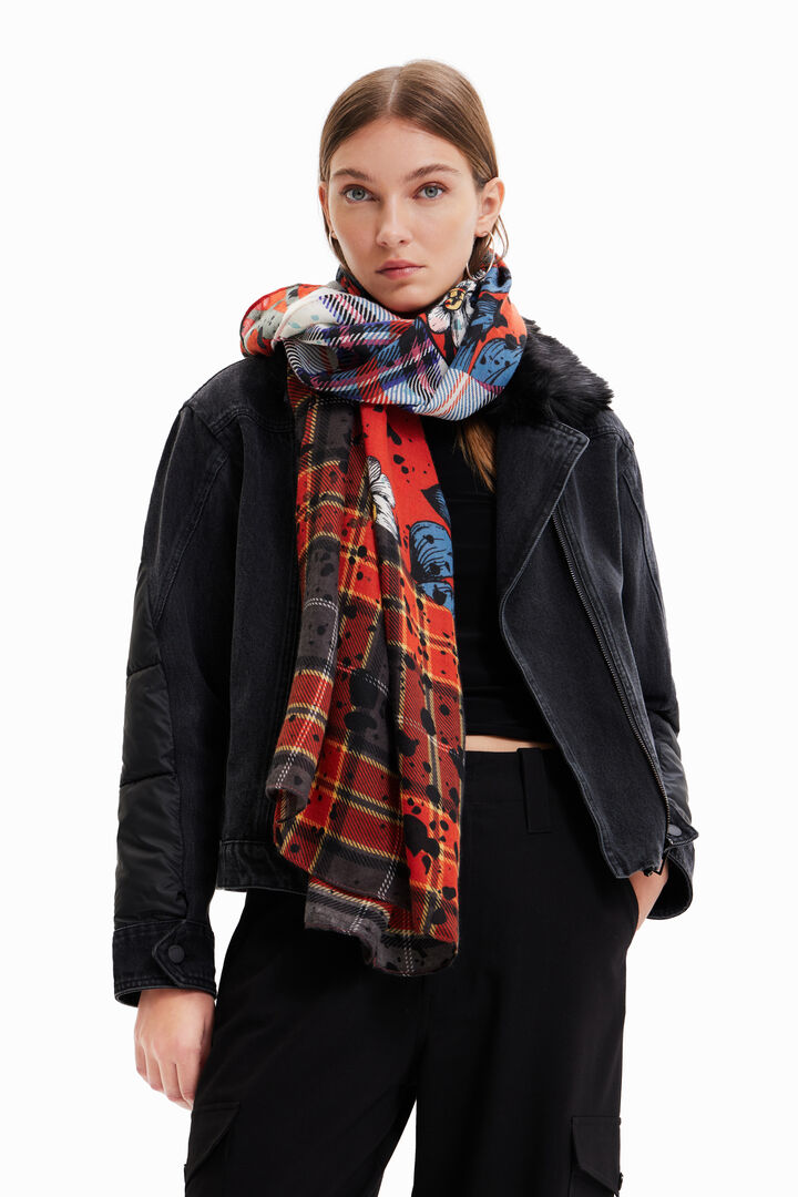 Foulard Desigual Modèle Noa Rectangle - Neuf Avec étiquettes, Femme