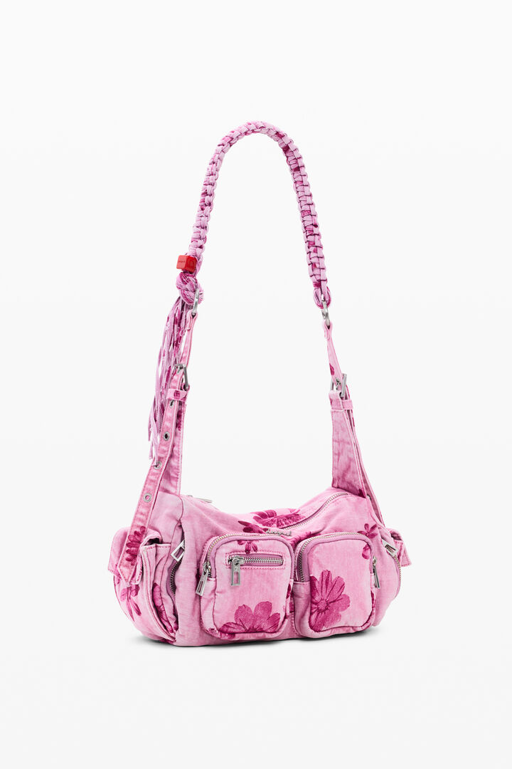 Medium denim crossbody bag | Desigual