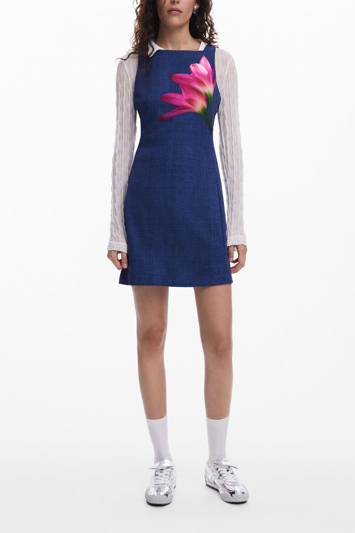 Vestido mini efecto denim | Desigual