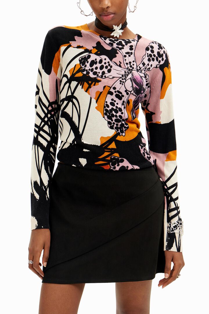 Jersey orquídeas M. Christian Lacroix | Desigual