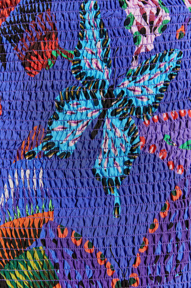 Mini krilo iz trajnostnih vlaken z motivom metuljev | Desigual