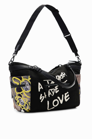 Large canvas newspaper bag | Desigual