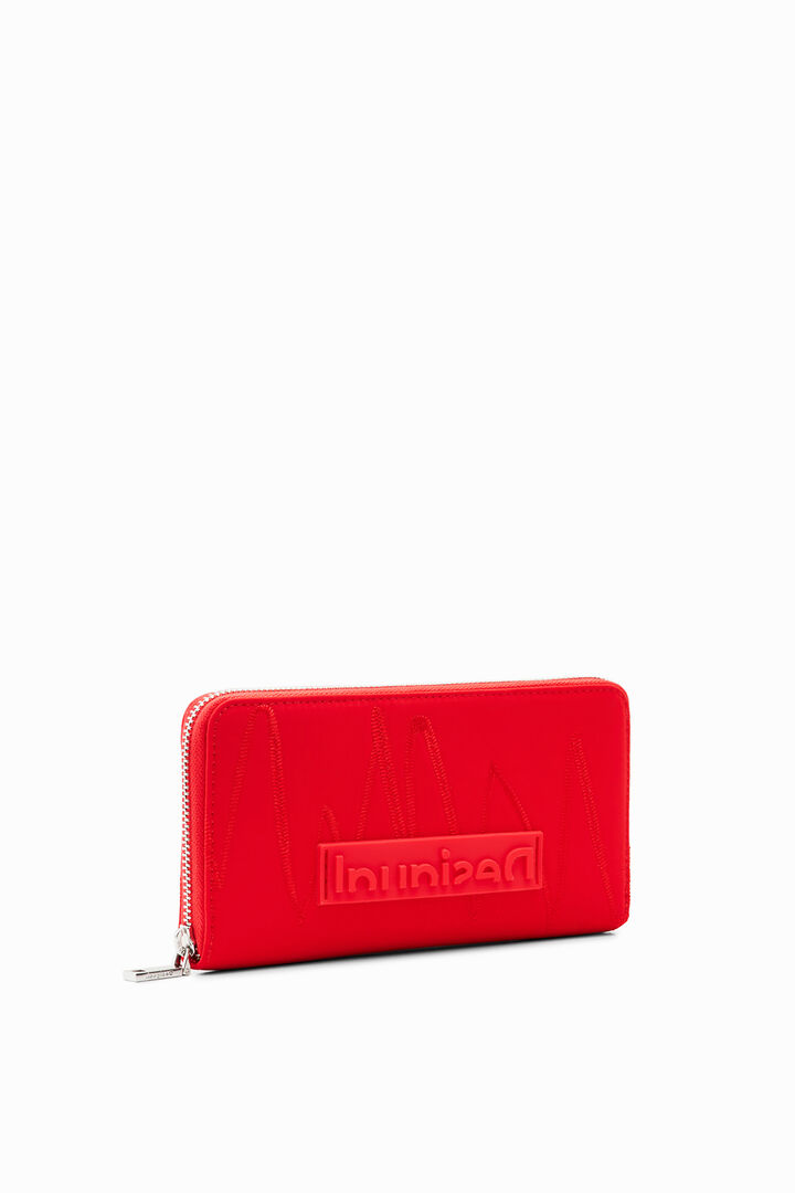 Large embroidered wallet | Desigual