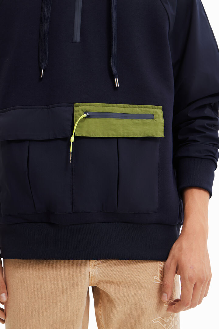Technical hybrid sweatshirt | Desigual