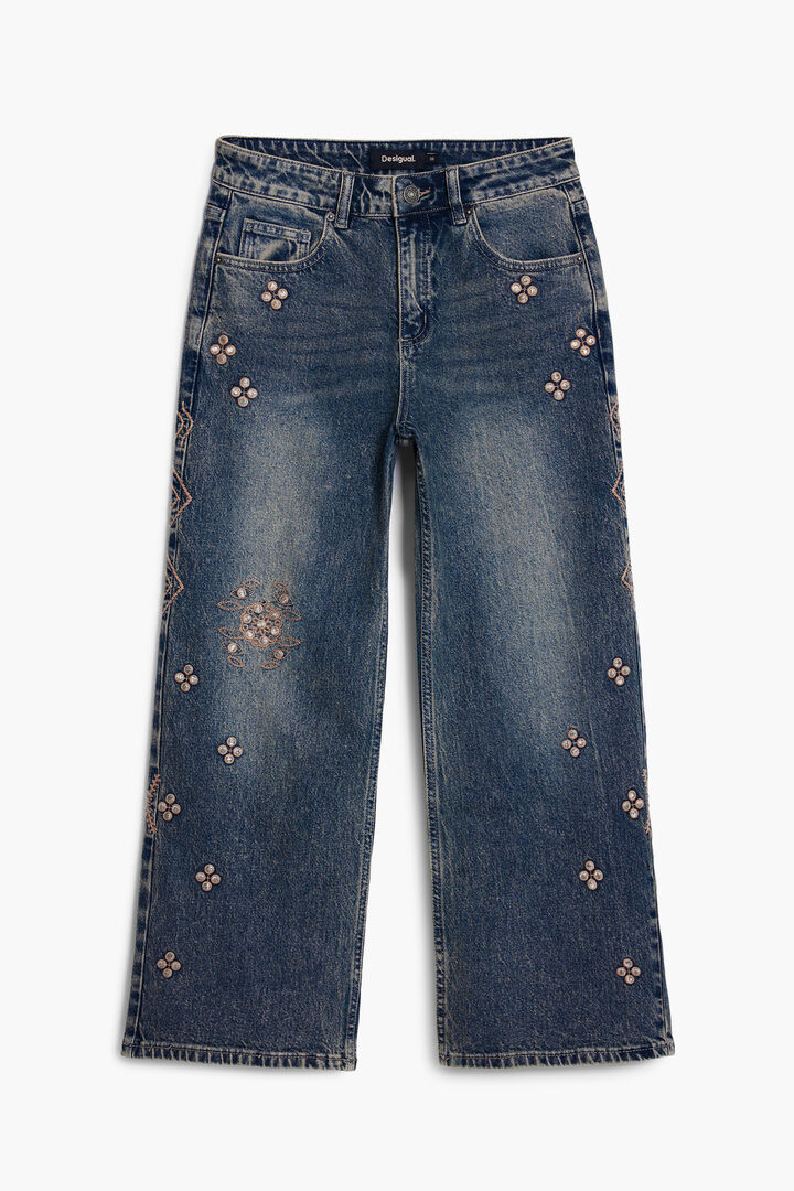 Vaquero culotte espejos | Desigual