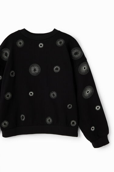 Dessuadora brodats geomètrics | Desigual