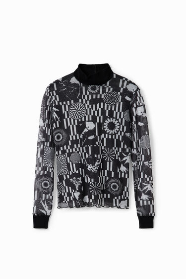 Samarreta slim tul psicodèlia | Desigual
