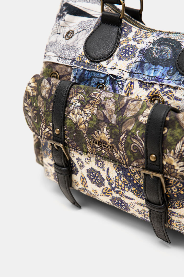 Printed canvas bag | Desigual