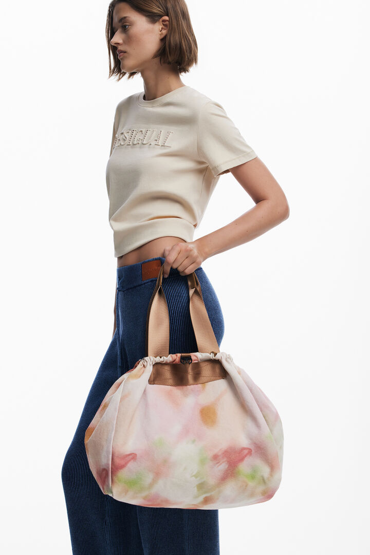 Bolso nylon reversible mediano | Desigual