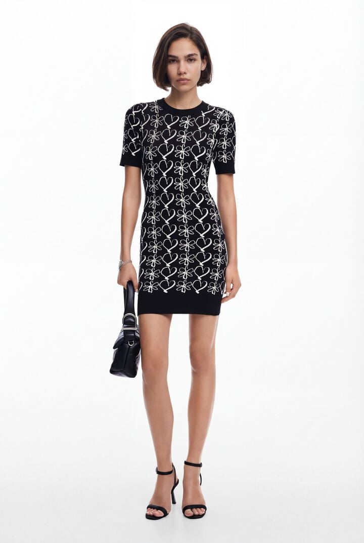 PRINTED MINI DRESS M. CHRISTIAN LACROIX