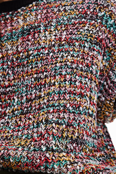 Maglione lavorato a maglia con colori marmorizzati | Desigual