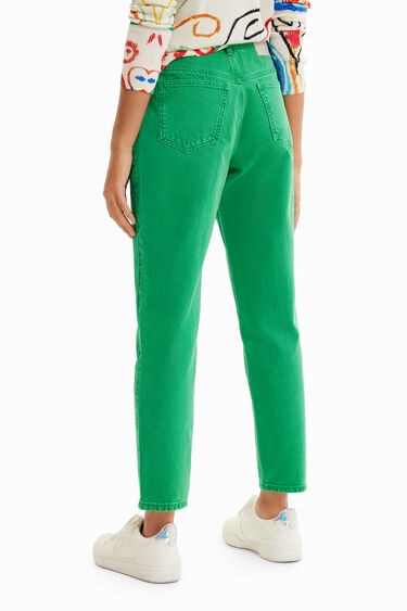 Mom jean effet délavé | Desigual