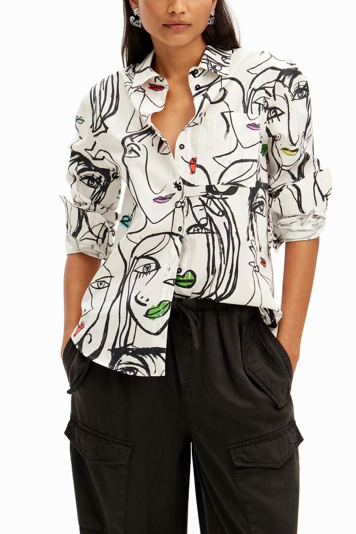 Camisa caras arty | Desigual