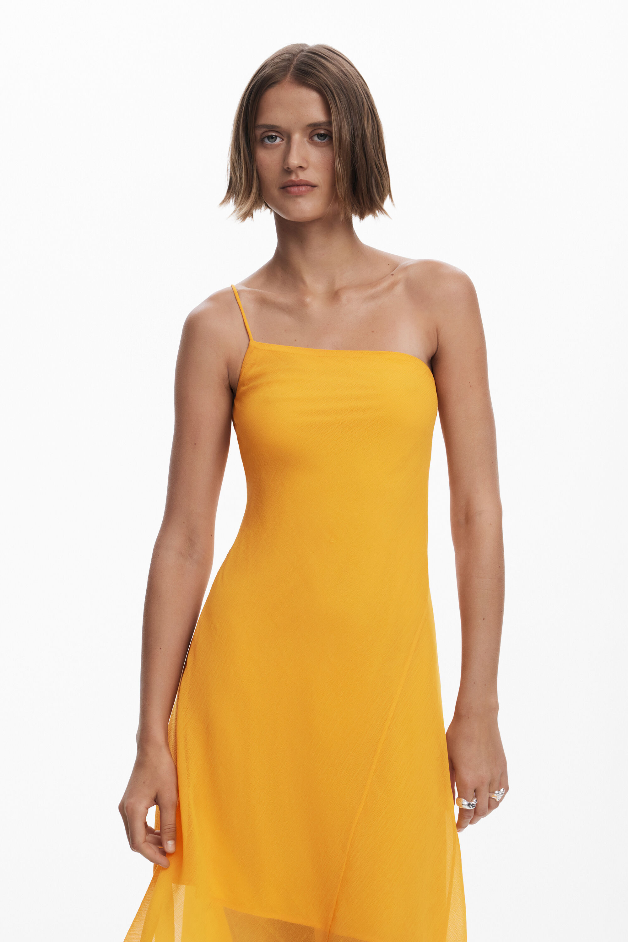 Desigual One-shoulder Asymmetric Dress