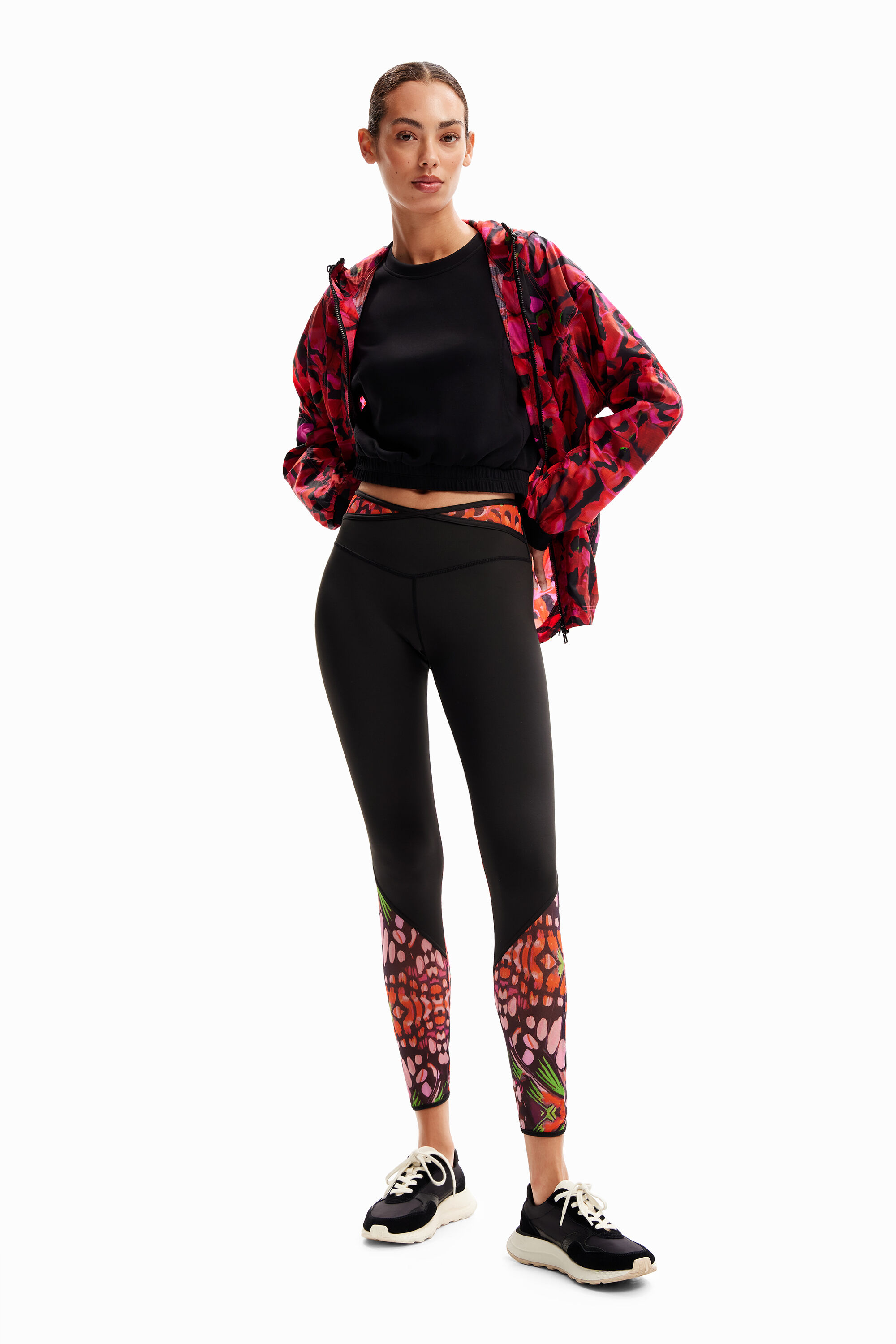 Desigual Leggings sportivi farfalla