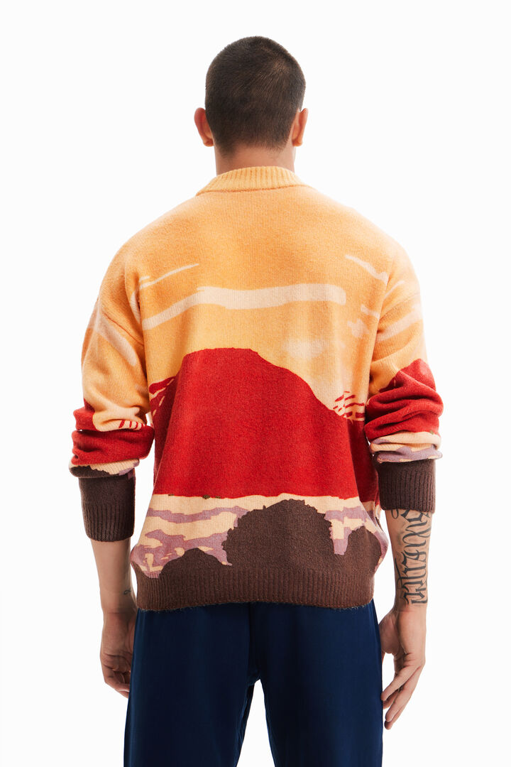 Loose roll-neck jumper | Desigual