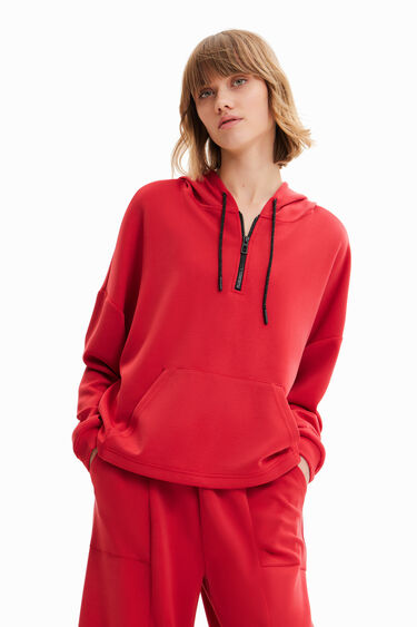 Oversize soft-touch hoodie | Desigual