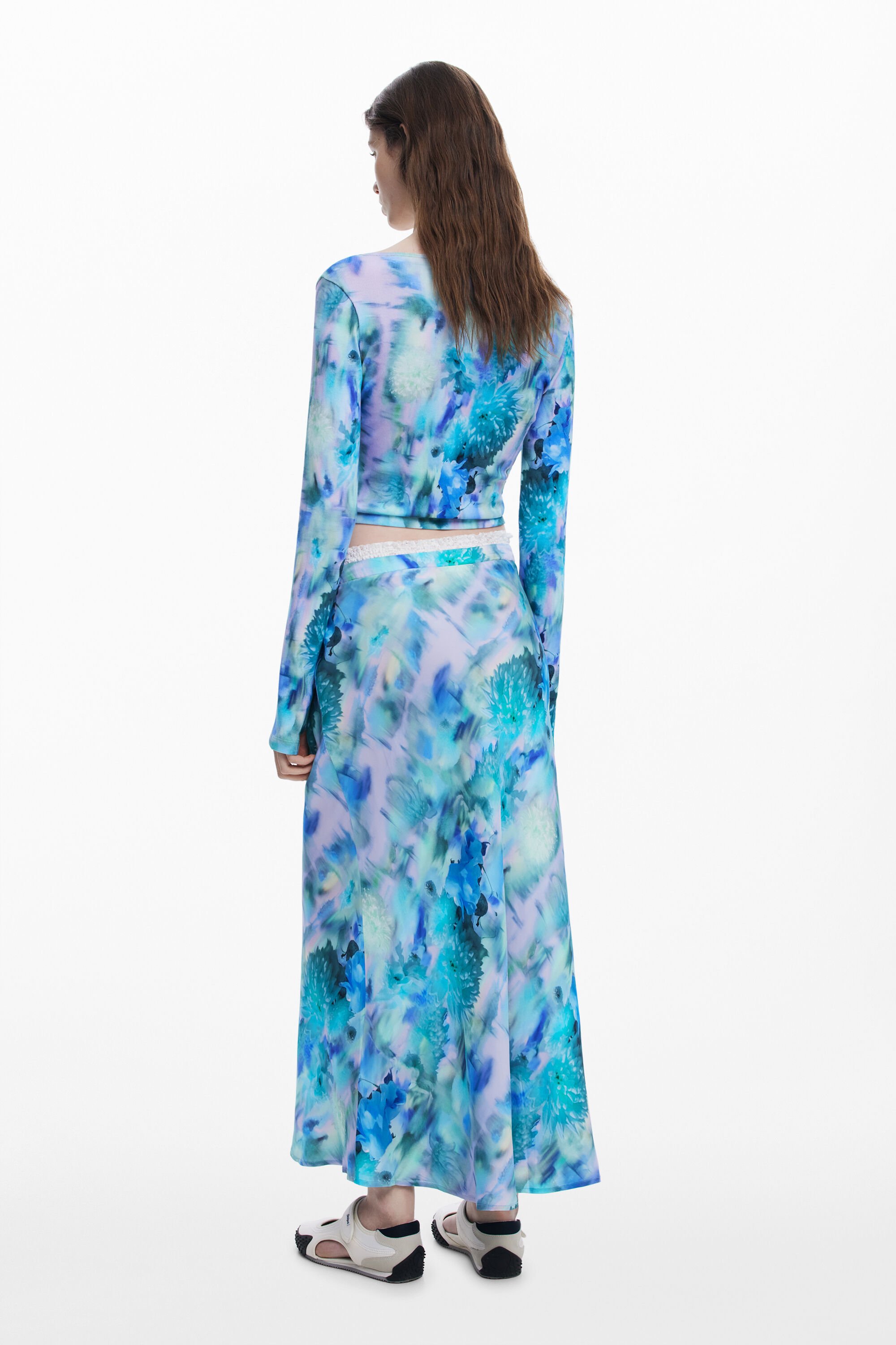 Desigual カットアウトtシャツ Collina Strada In Blue