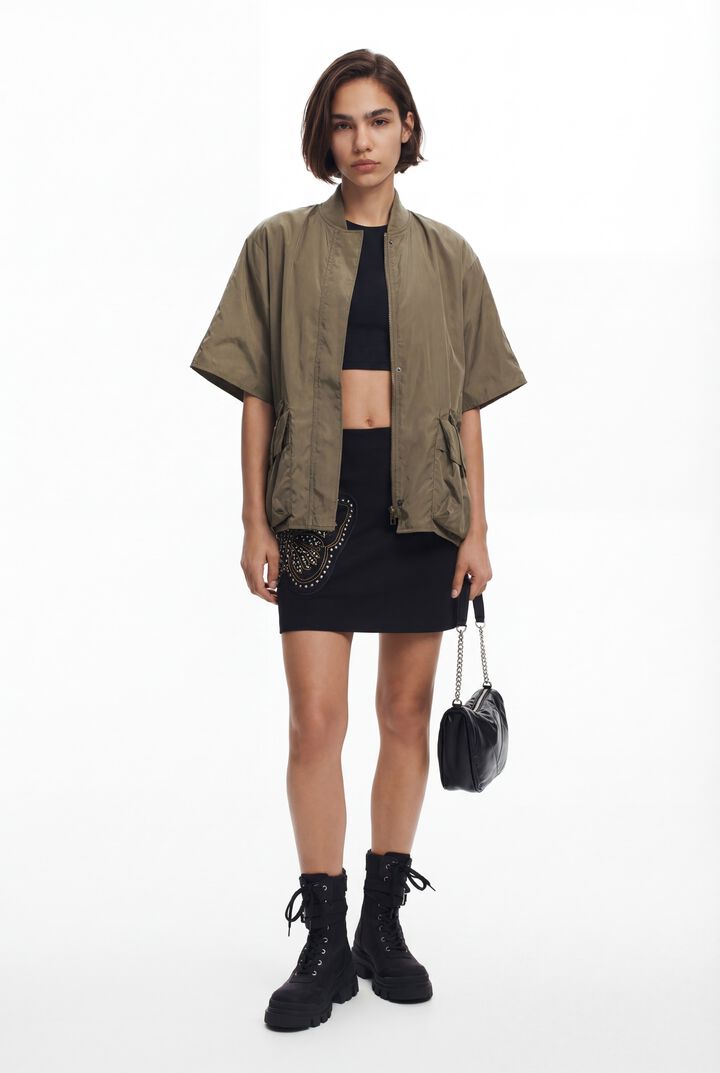 Minifalda slim mariposa | Desigual