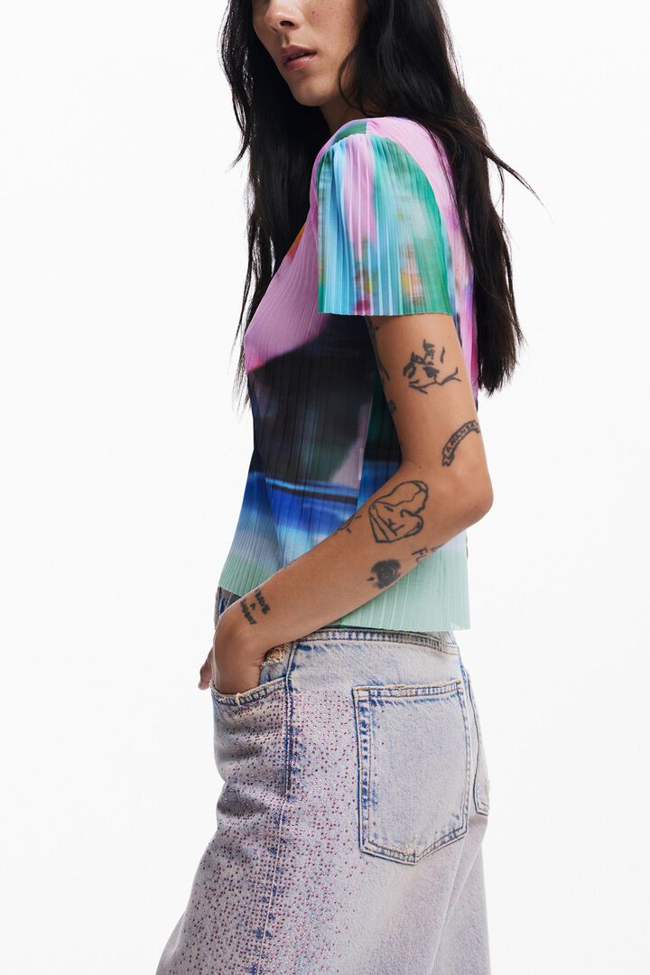 Faded landscape T-shirt | Desigual