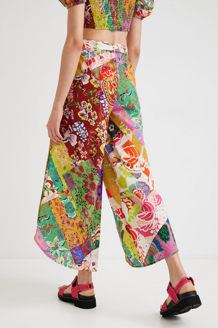M. Christian Lacroix trousers with slits | Desigual