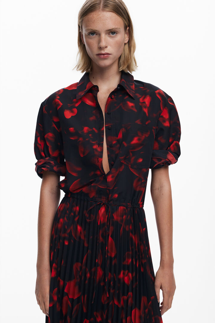 Pleated shirt dress | Desigual