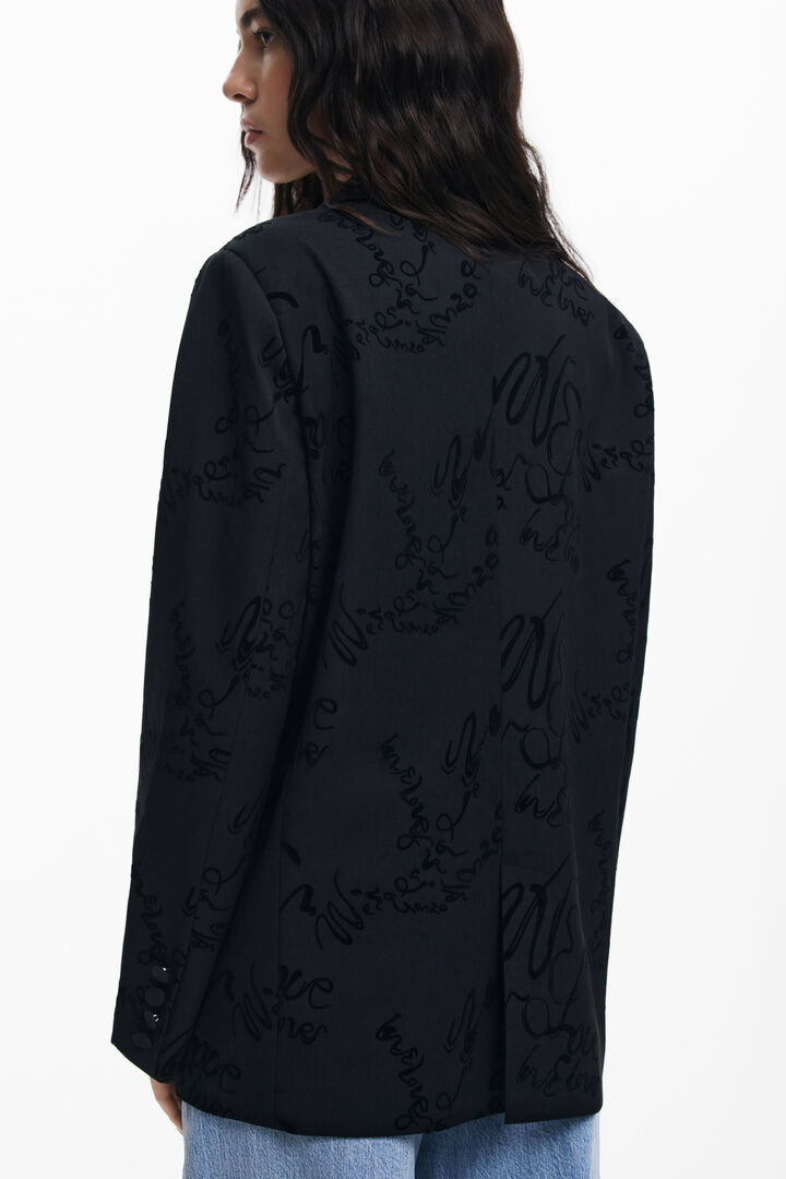 Lettering blazer | Desigual