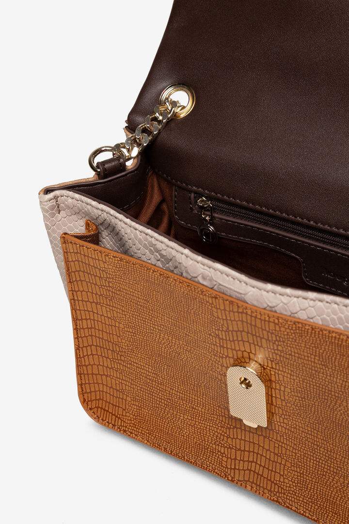 Boho bag reptile and floral patch | Desigual